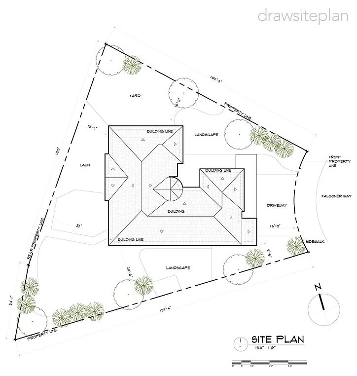 standard-site-plan-site-plan-template